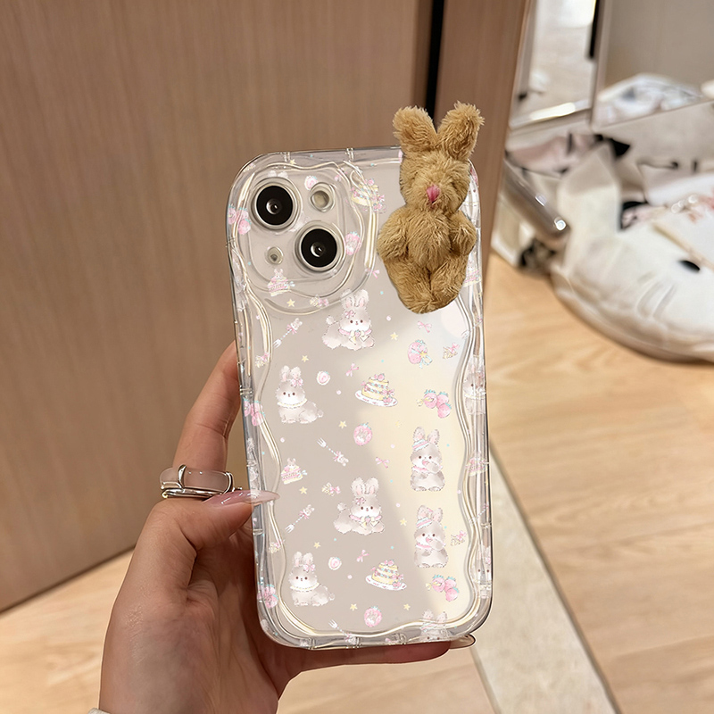 Huawei Nova 12 - Braune Kaninchenhülle für Huawei P30 P40
