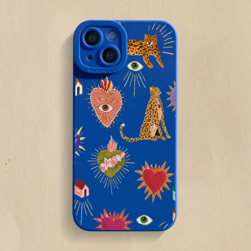 Blumen-Leoparden-Augen Handyhü – Samsung Galaxy A55 Bewertung und Preis