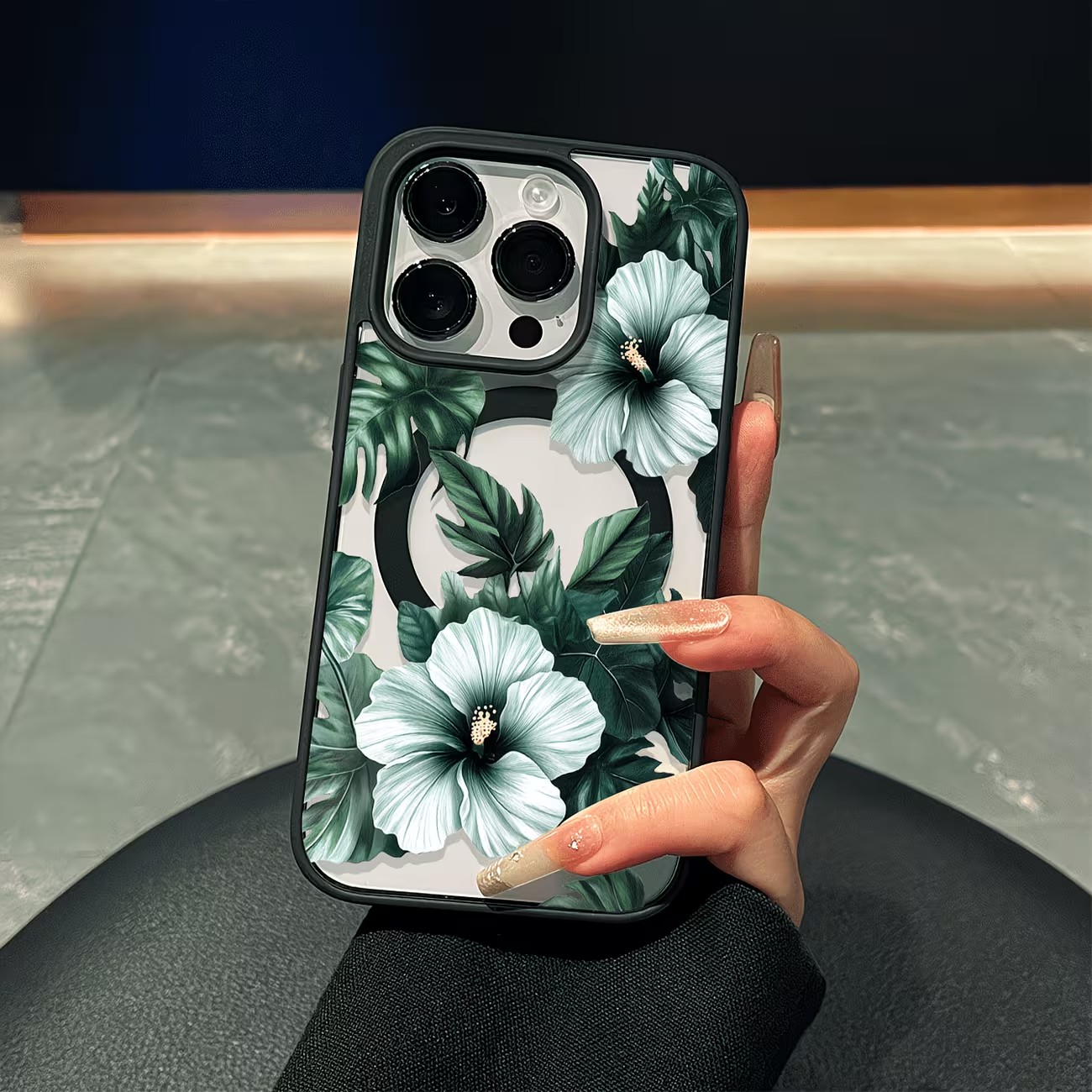 Grüne Blumenmuster Handyhülle  – Apple Iphone 16 Bewertung und Preis
